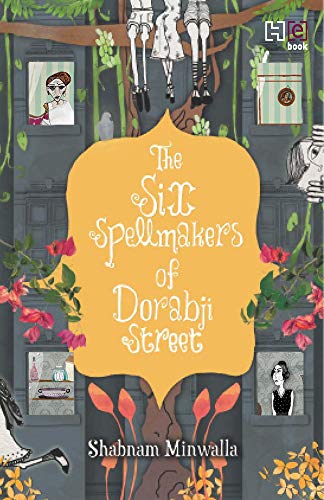 Cover of the book. Features an illustration of buildings with characters' faces in the windows and three of the characters levitating in the air.